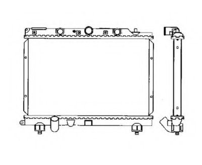 Радиатор, охлаждение двигателя EASY FIT NRF купить