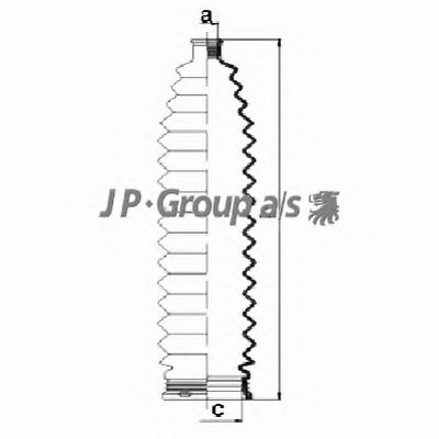 Комплект пылника, рулевое управление QH JP GROUP