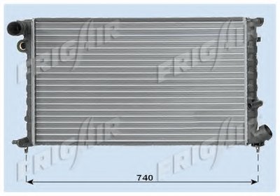 Радиатор, охлаждение двигателя FRIGAIR купить