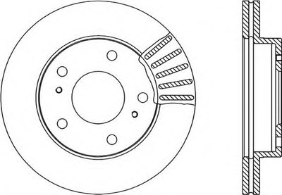 Тормозной диск ADAPTIVE OPEN PARTS купить