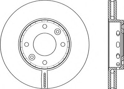 Тормозной диск ADAPTIVE OPEN PARTS купить