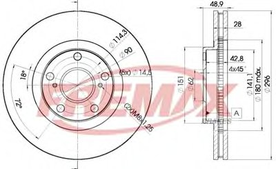 Тормозной диск Premium Carbon + FREMAX купить