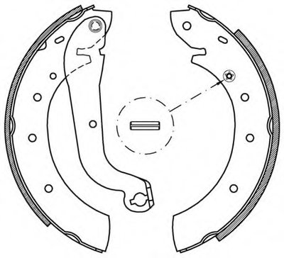 Комплект тормозных колодок ADVANCE OPEN PARTS купить