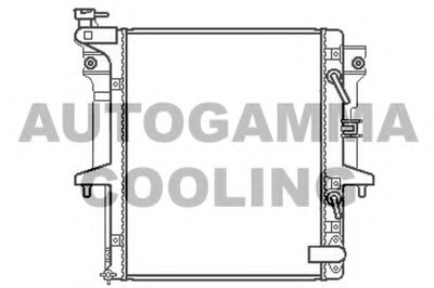 Радиатор, охлаждение двигателя AUTOGAMMA купить