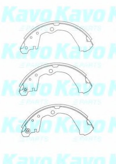 Комплект тормозных колодок MK KASHIYAMA KAVO PARTS купить