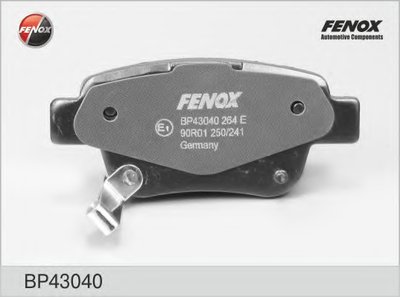 Комплект тормозных колодок, дисковый тормоз FENOX