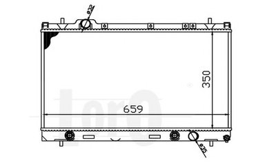 Радиатор, охлаждение двигателя LORO купить