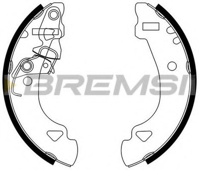 Комплект тормозных колодок BREMSI купить