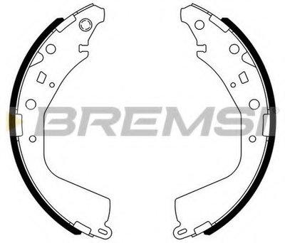 Комплект тормозных колодок BREMSI купить