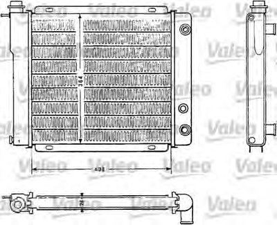 Радиатор, охлаждение двигателя VALEO купить