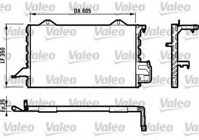 Конденсатор, кондиционер VALEO купить
