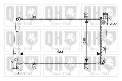 Радиатор, охлаждение двигателя QUINTON HAZELL купить