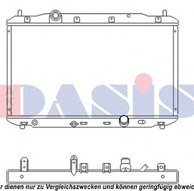 Радиатор, охлаждение двигателя AKS DASIS купить