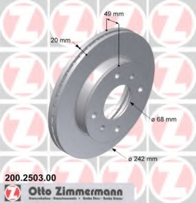 Тормозной диск ZIMMERMANN купить