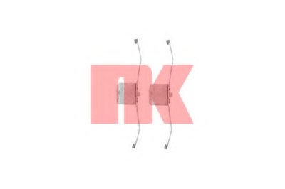 Комплектующие, колодки дискового тормоза NK