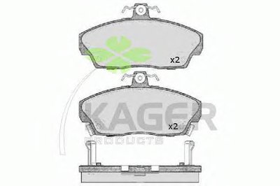 Комплект тормозных колодок, дисковый тормоз KAGER купить