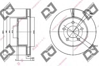 Тормозной диск DJ PARTS купить