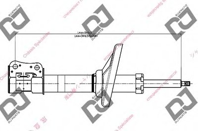 Амортизатор DJ PARTS купить