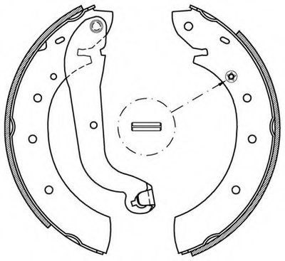 Комплект тормозных колодок ADVANCE OPEN PARTS купить