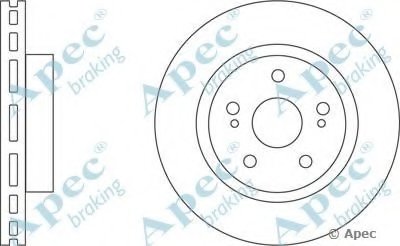 Тормозной диск APEC braking купить