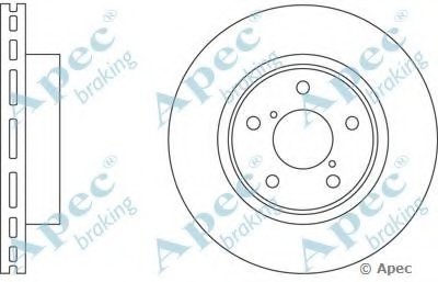 Тормозной диск APEC braking купить