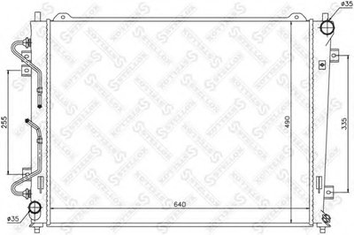 Радиатор, охлаждение двигателя STELLOX купить