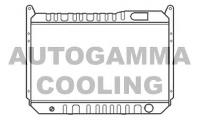 Радиатор, охлаждение двигателя AUTOGAMMA купить