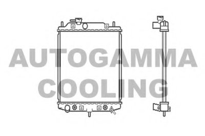 Радиатор, охлаждение двигателя AUTOGAMMA купить
