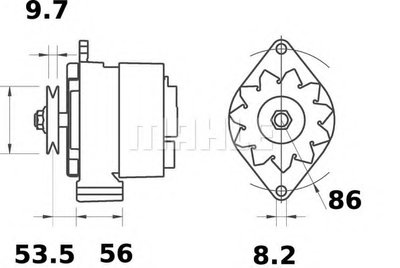 Генератор MAHLE ORIGINAL купить