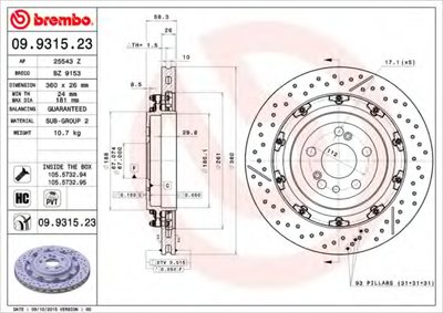 Тормозной диск TWO-PIECE FLOATING DISCS LINE AP купить