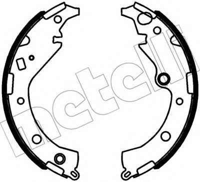 Комплект тормозных колодок METELLI купить