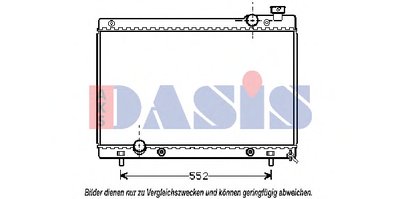 Радиатор, охлаждение двигателя AKS DASIS купить