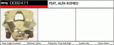 Тормозной суппорт Remanufactured REMY (Multiline) DELCO REMY