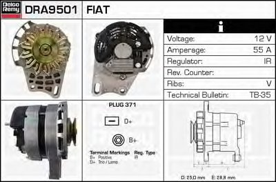 Генератор Remanufactured REMY (Light Duty) DELCO REMY купить