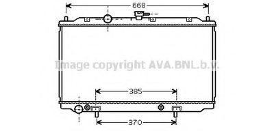 Радиатор, охлаждение двигателя AVA QUALITY COOLING купить