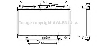 Радиатор, охлаждение двигателя AVA QUALITY COOLING