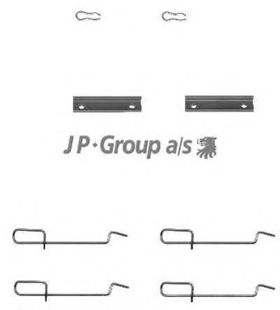 Комплектующие, колодки дискового тормоза QH JP GROUP