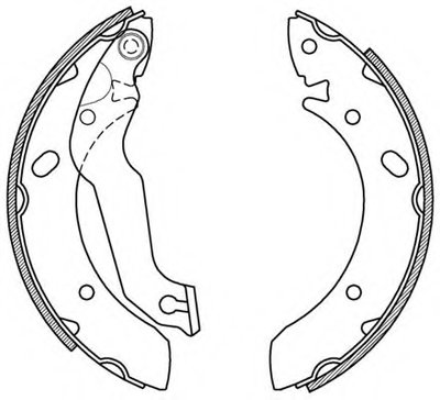 Комплект тормозных колодок ADVANCE OPEN PARTS купить