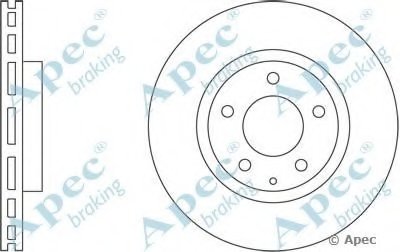 Тормозной диск APEC braking купить