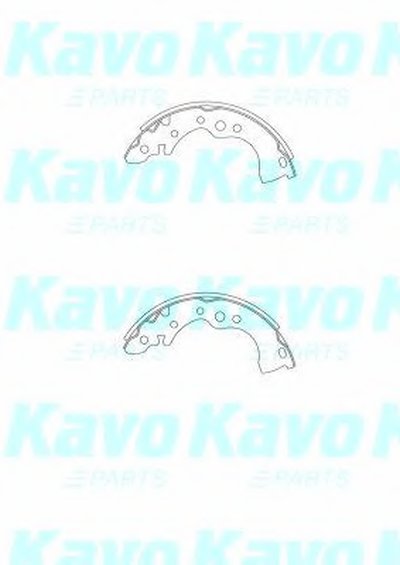 Комплект тормозных колодок MK KASHIYAMA KAVO PARTS купить