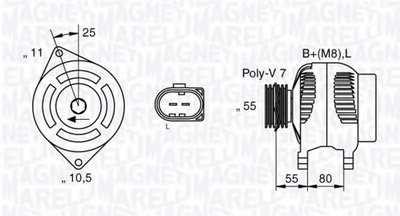 Генератор MAGNETI MARELLI купить