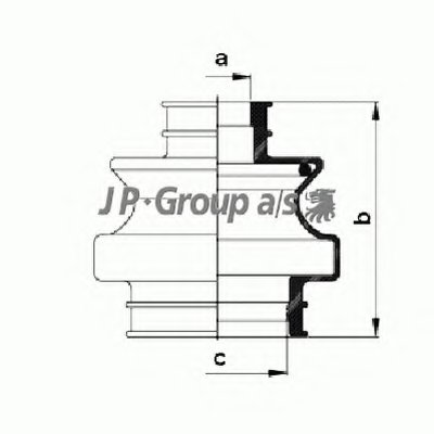Комплект пылника, приводной вал QH JP GROUP