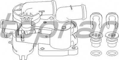Корпус термостата TOPRAN купить