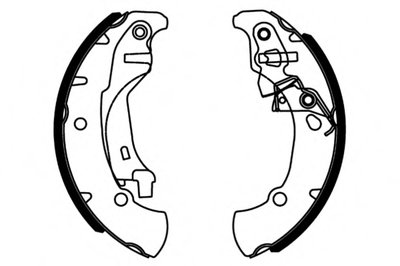 Комплект тормозных колодок; Комплект тормозных колодок, стояночная тормозная система E.T.F. купить
