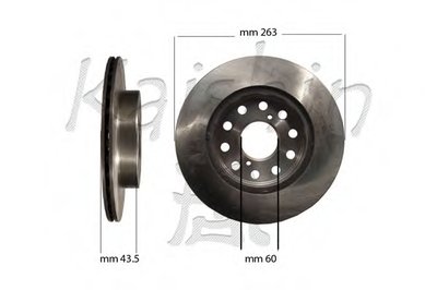 Тормозной диск KAISHIN купить