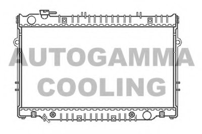 Радиатор, охлаждение двигателя AUTOGAMMA купить