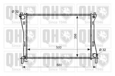 Радиатор, охлаждение двигателя QUINTON HAZELL купить