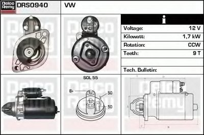 Стартер Remanufactured REMY (Light Duty) DELCO REMY купить