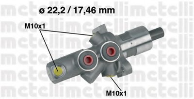 целиндер ручного тормоза METELLI