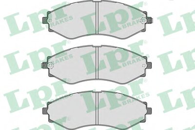 Комплект тормозных колодок, дисковый тормоз LPR купить